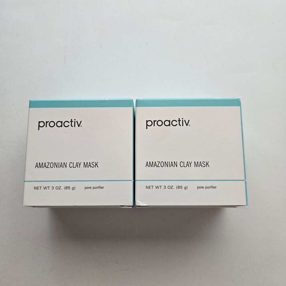Proactiv Amazonian Clay Mask 2 Pk 3 Oz Pore Purifier Facial Skincare Sealed NIB